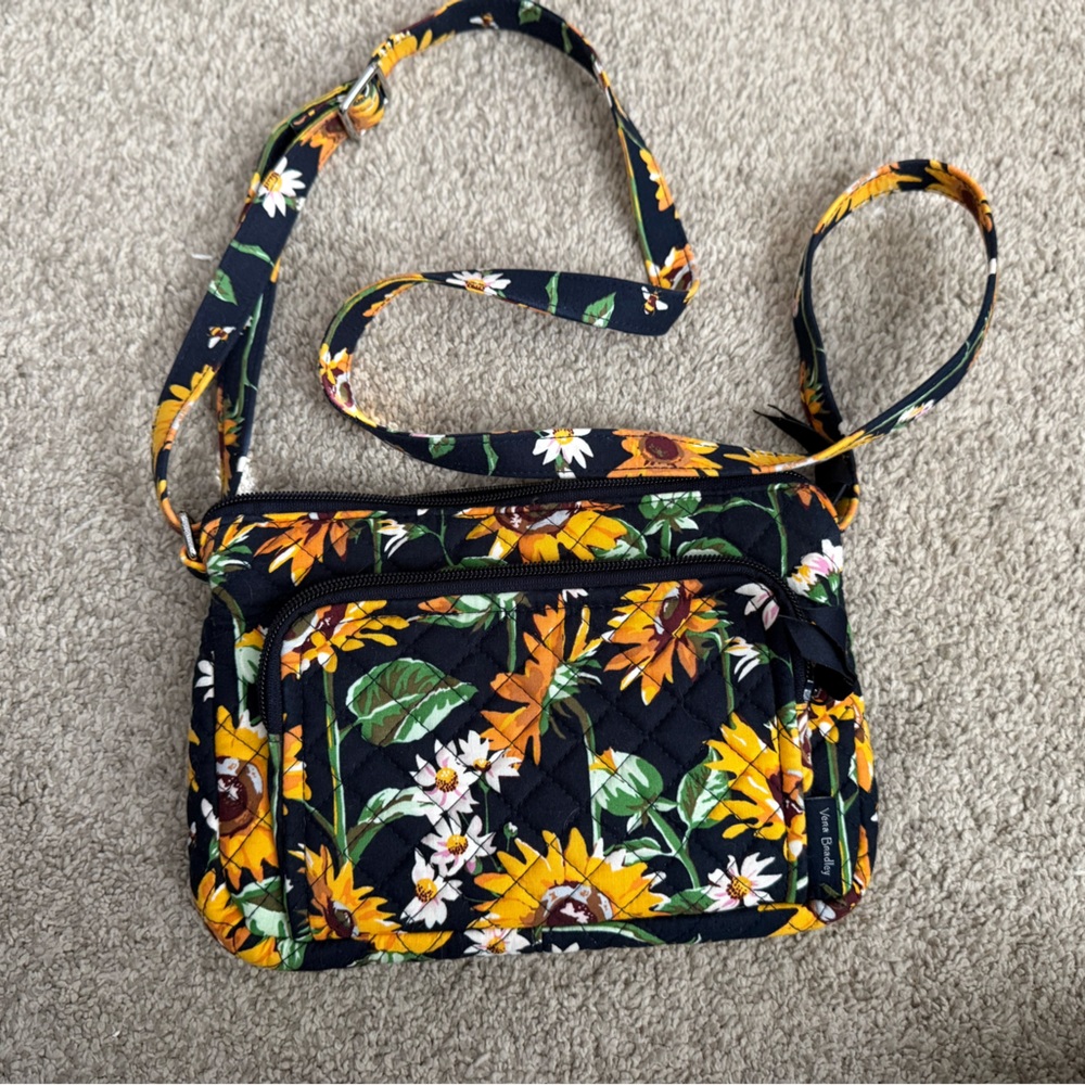 Vera Bradley Sunflower and Daisy Crossbody Bag